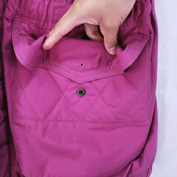 Vintage London Fog Thinsulate Multicolor Colorful Winter Ski Puffer Jacket Med - Picture 9 of 16